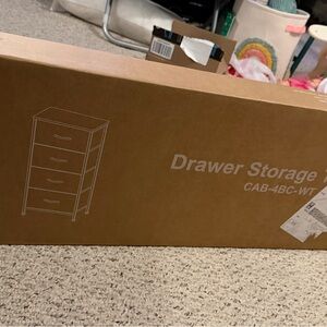 Drawer Storage Unit - White